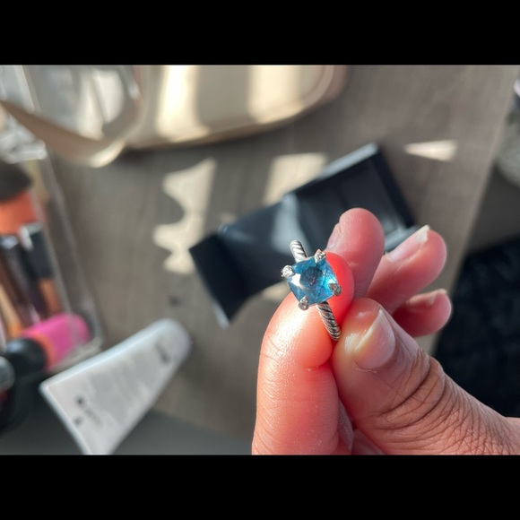 David Yurman Jewelry - David Yurman Chatelaine Ring - Blue Topaz